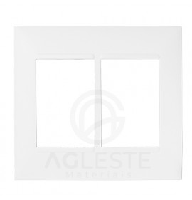 Placa P/6 Modulos 4x4 -  Pial Plus + Branco